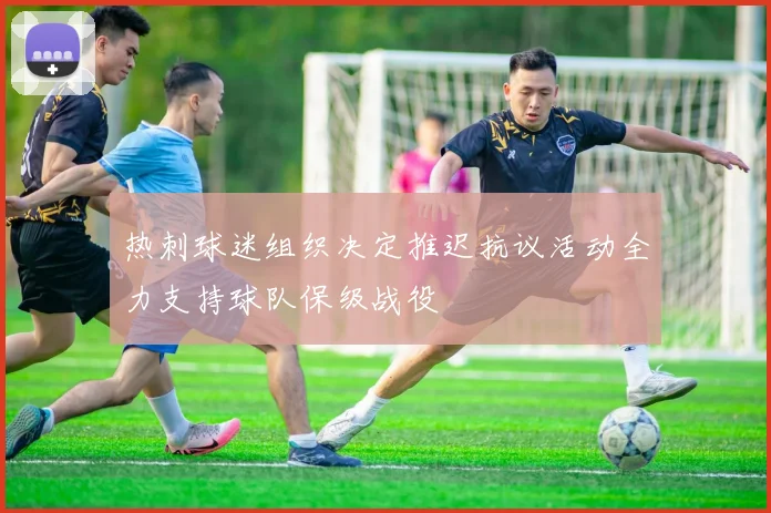 热刺球迷组织决定推迟抗议活动全力支持球队保级战役
