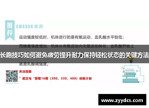 长跑技巧如何避免疲劳提升耐力保持轻松状态的关键方法